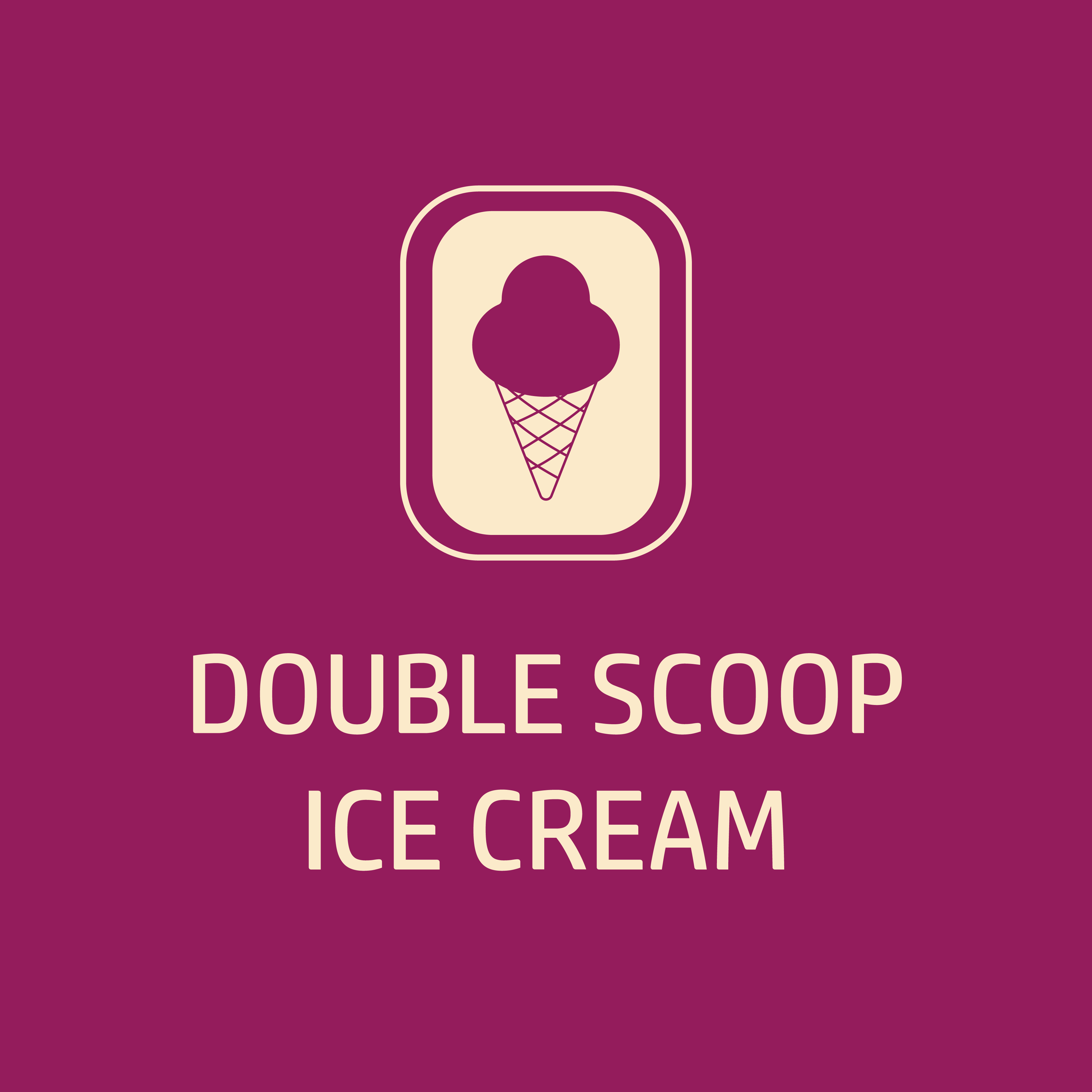 Double Scoop Ice Cream logo